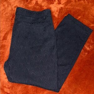 89th & Madison Navy Blue Straight Leg Pants